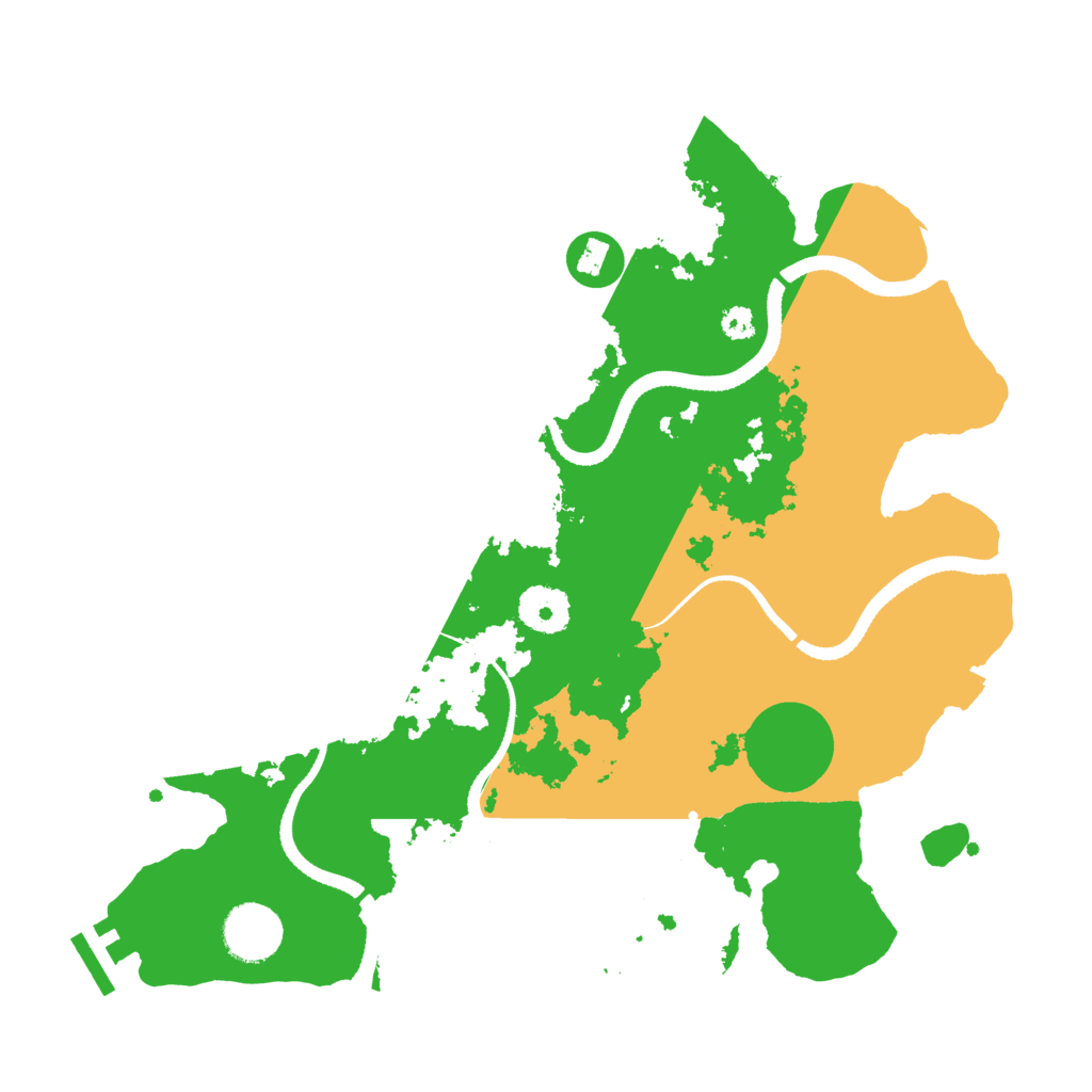 Biome Rust Map: Procedural Map, Size: 3300, Seed: 2116333864