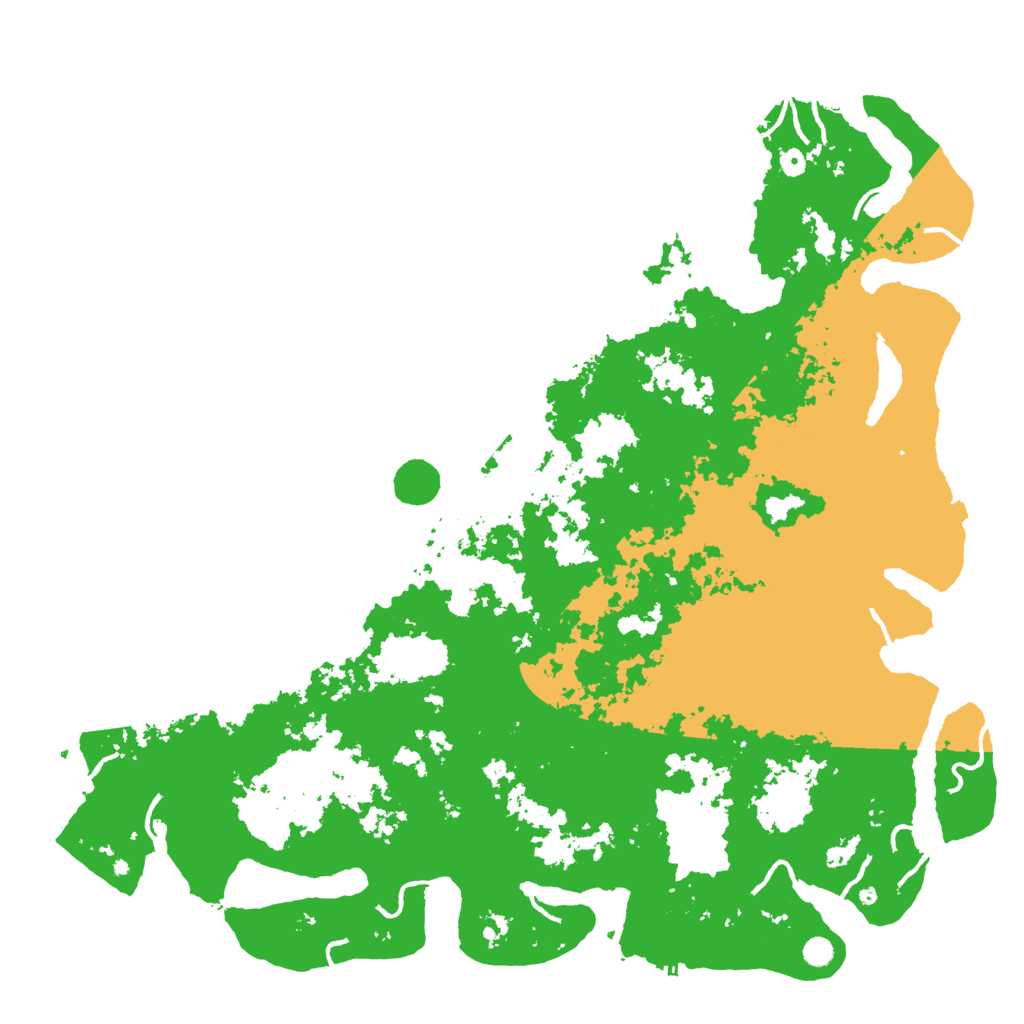 Biome Rust Map: Procedural Map, Size: 6000, Seed: 2811
