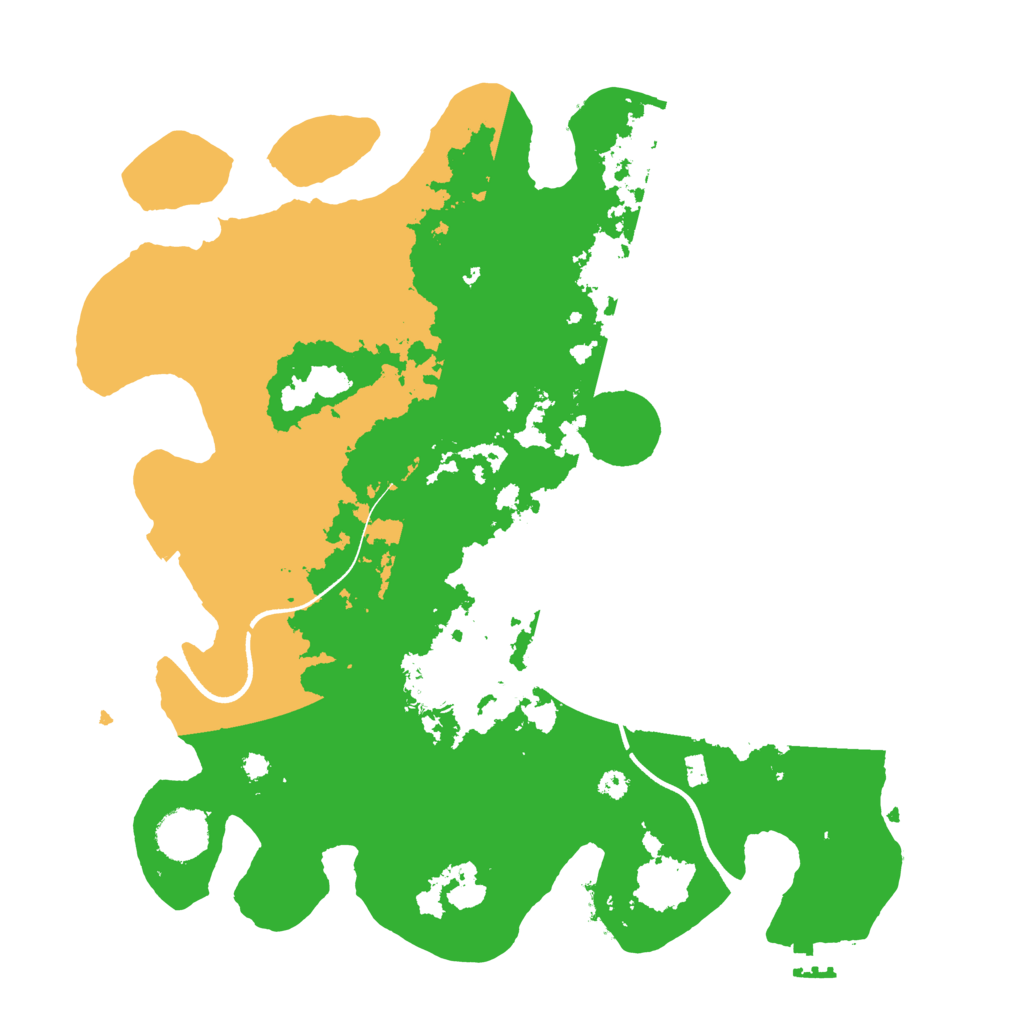 Biome Rust Map: Procedural Map, Size: 3600, Seed: 83216697
