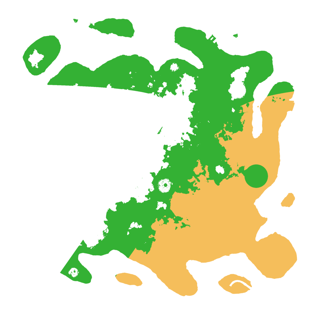 Biome Rust Map: Procedural Map, Size: 3600, Seed: 40916192