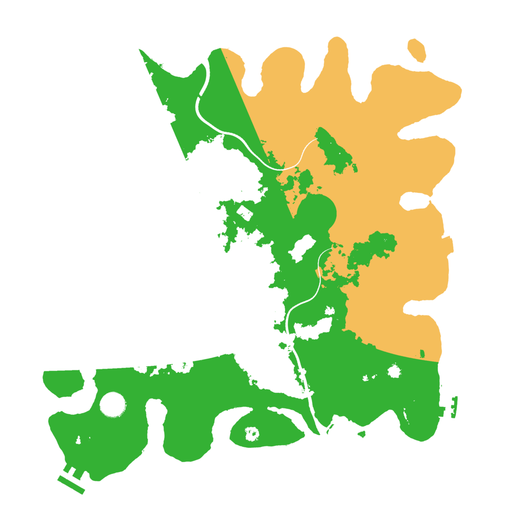 Biome Rust Map: Procedural Map, Size: 3500, Seed: 42584742