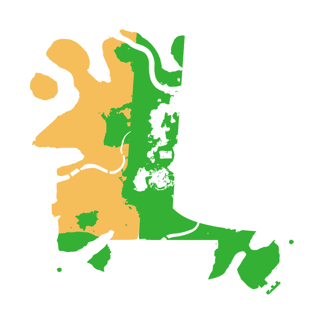Biome Rust Map: Procedural Map, Size: 2800, Seed: 13337