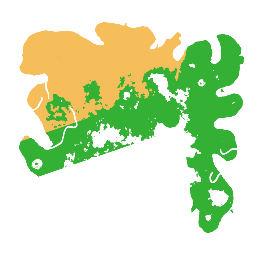 Biome Rust Map: Procedural Map, Size: 3800, Seed: 9021304