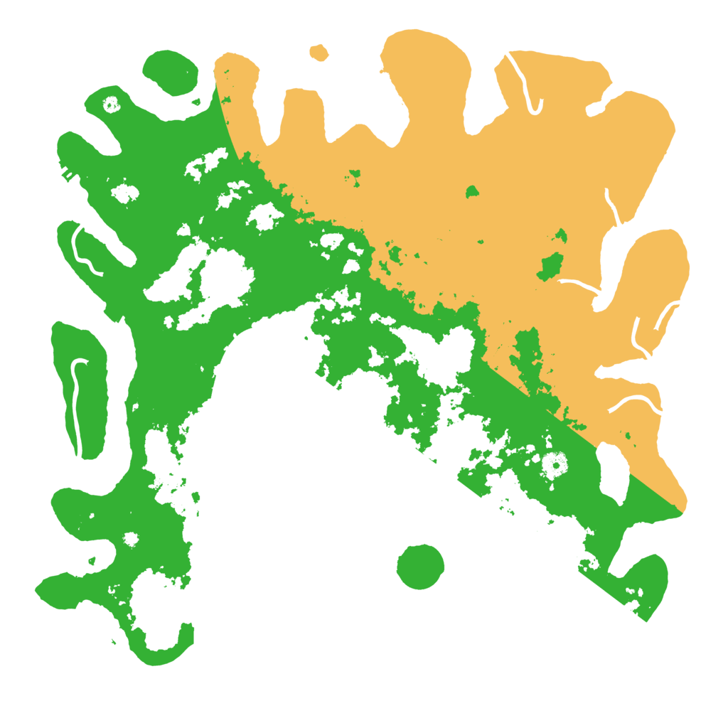 Biome Rust Map: Procedural Map, Size: 4500, Seed: 318