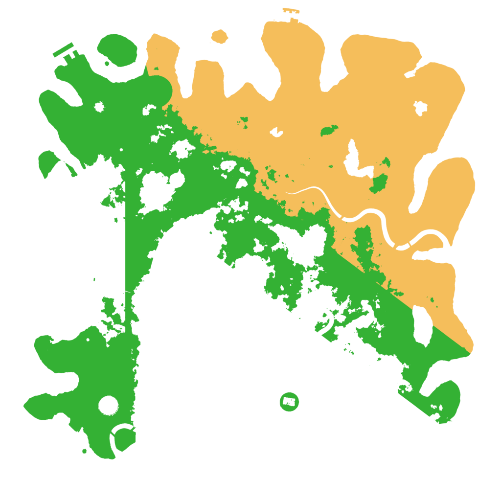 Biome Rust Map: Procedural Map, Size: 4500, Seed: 318