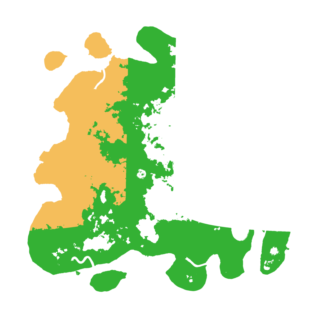 Biome Rust Map: Procedural Map, Size: 3500, Seed: 838221214