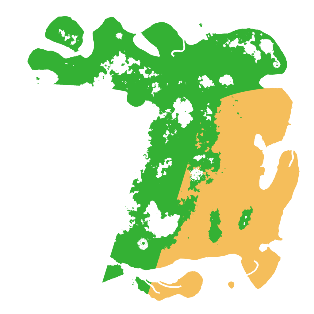 Biome Rust Map: Procedural Map, Size: 4400, Seed: 8745574