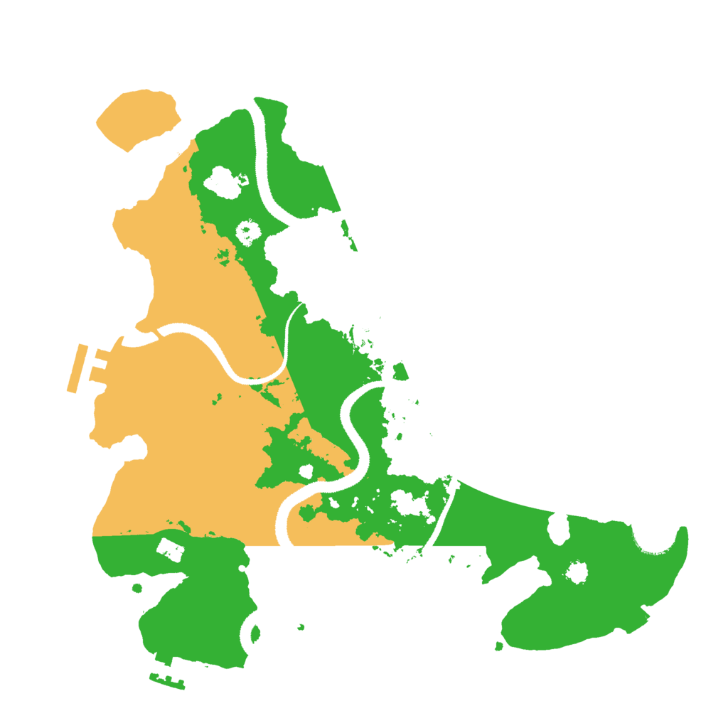 Biome Rust Map: Procedural Map, Size: 3000, Seed: 8761098