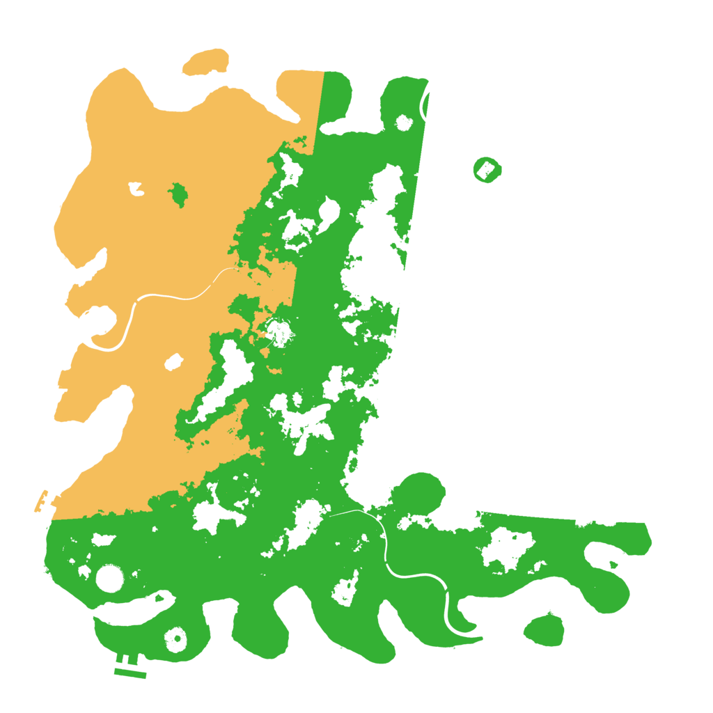Biome Rust Map: Procedural Map, Size: 4500, Seed: 540403027