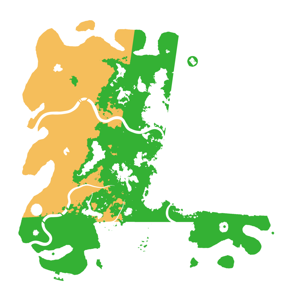 Biome Rust Map: Procedural Map, Size: 4500, Seed: 540403027