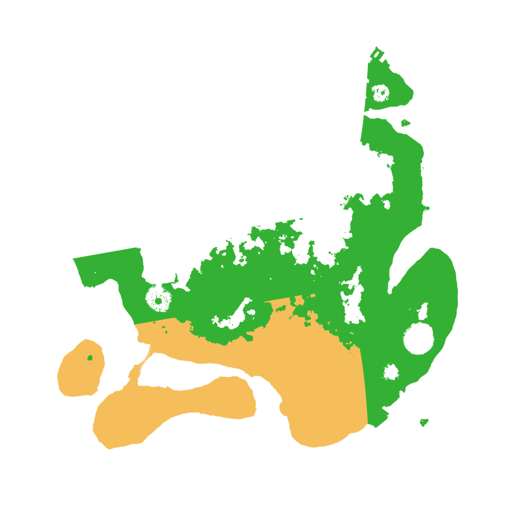 Biome Rust Map: Procedural Map, Size: 3000, Seed: 32846281