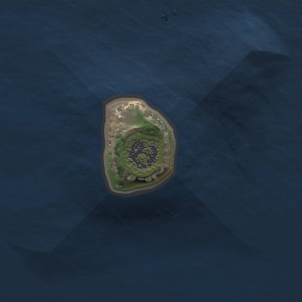 Rust Map: Procedural Map, Size: 1000, Seed: 2035748901, 3 Monuments