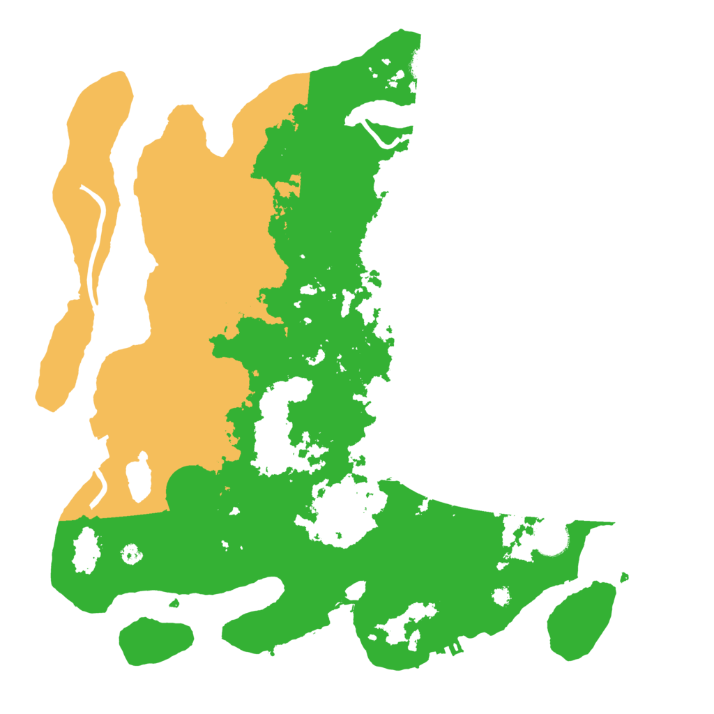 Biome Rust Map: Procedural Map, Size: 3650, Seed: 47501194