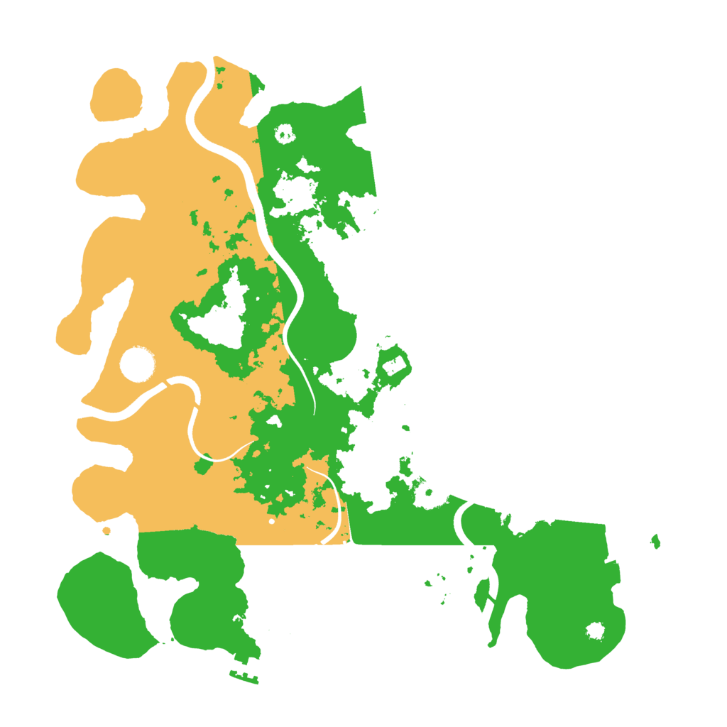 Biome Rust Map: Procedural Map, Size: 3650, Seed: 8384