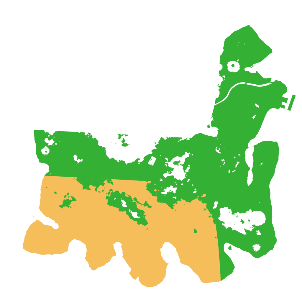 Biome Rust Map: Procedural Map, Size: 3750, Seed: 45060450
