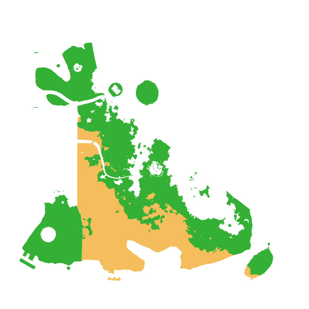 Biome Rust Map: Procedural Map, Size: 3650, Seed: 97992194