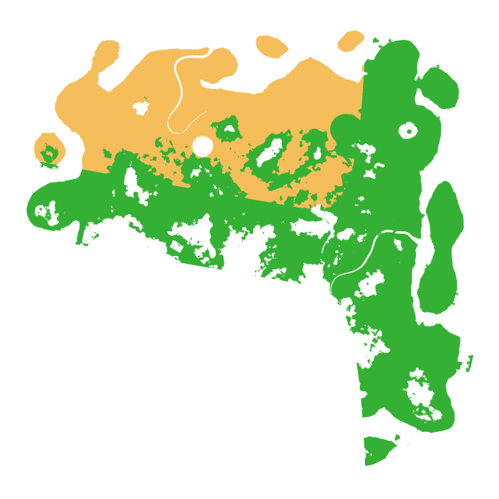 Biome Rust Map: Procedural Map, Size: 4300, Seed: 78928265