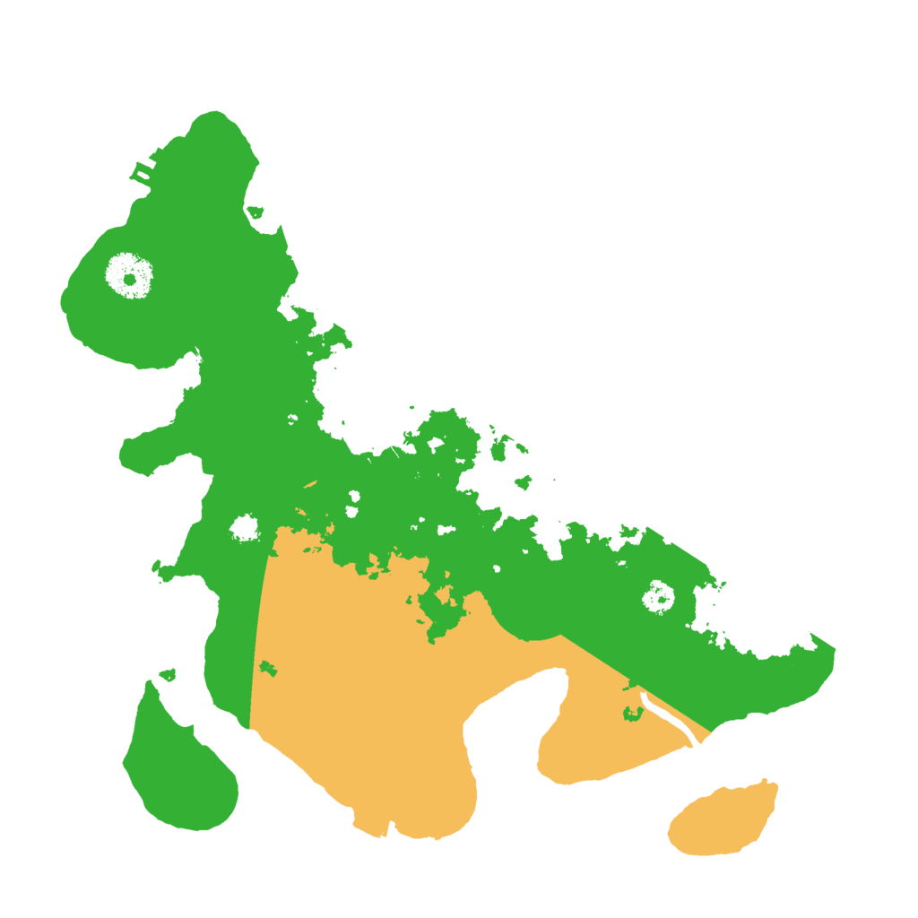 Biome Rust Map: Procedural Map, Size: 3000, Seed: 8739