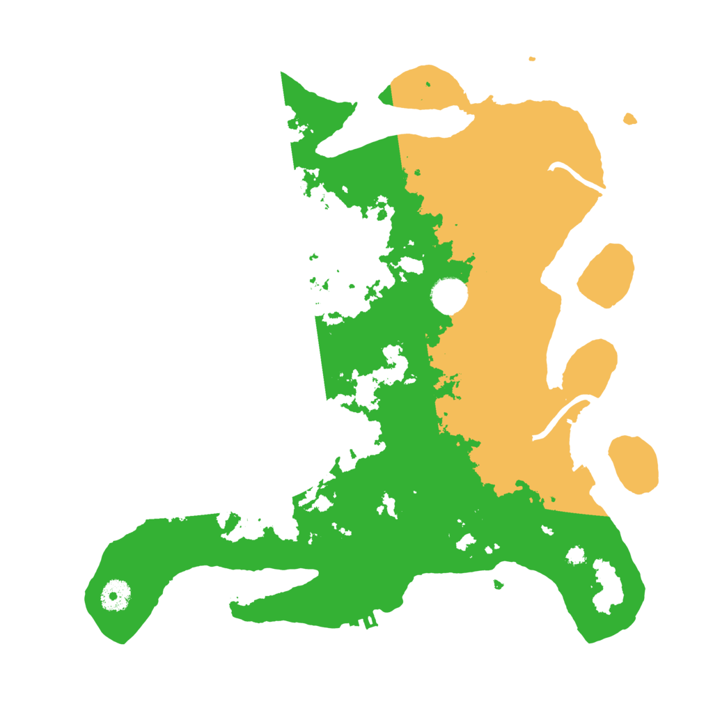 Biome Rust Map: Procedural Map, Size: 3500, Seed: 317898998