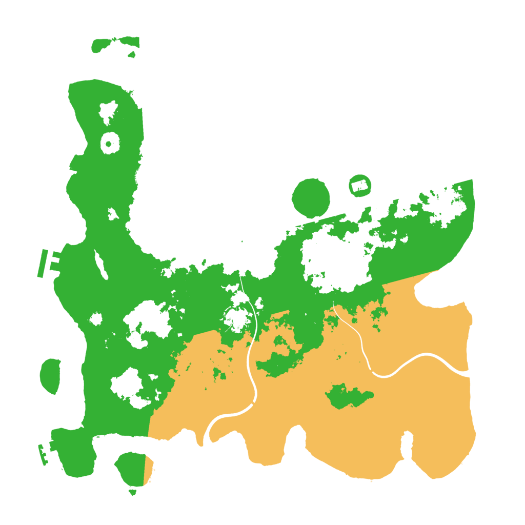 Biome Rust Map: Procedural Map, Size: 3750, Seed: 9775100