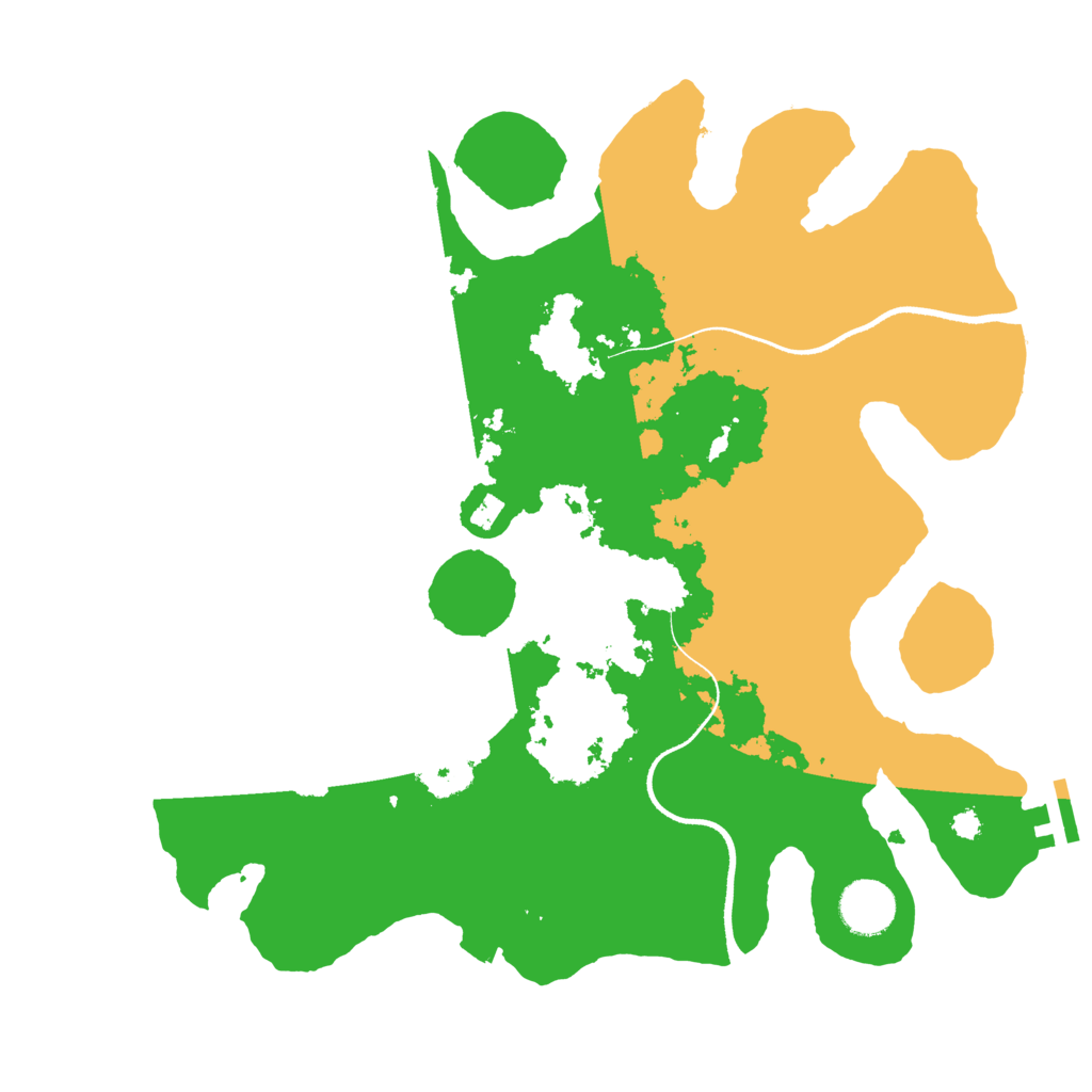 Biome Rust Map: Procedural Map, Size: 3450, Seed: 76292819