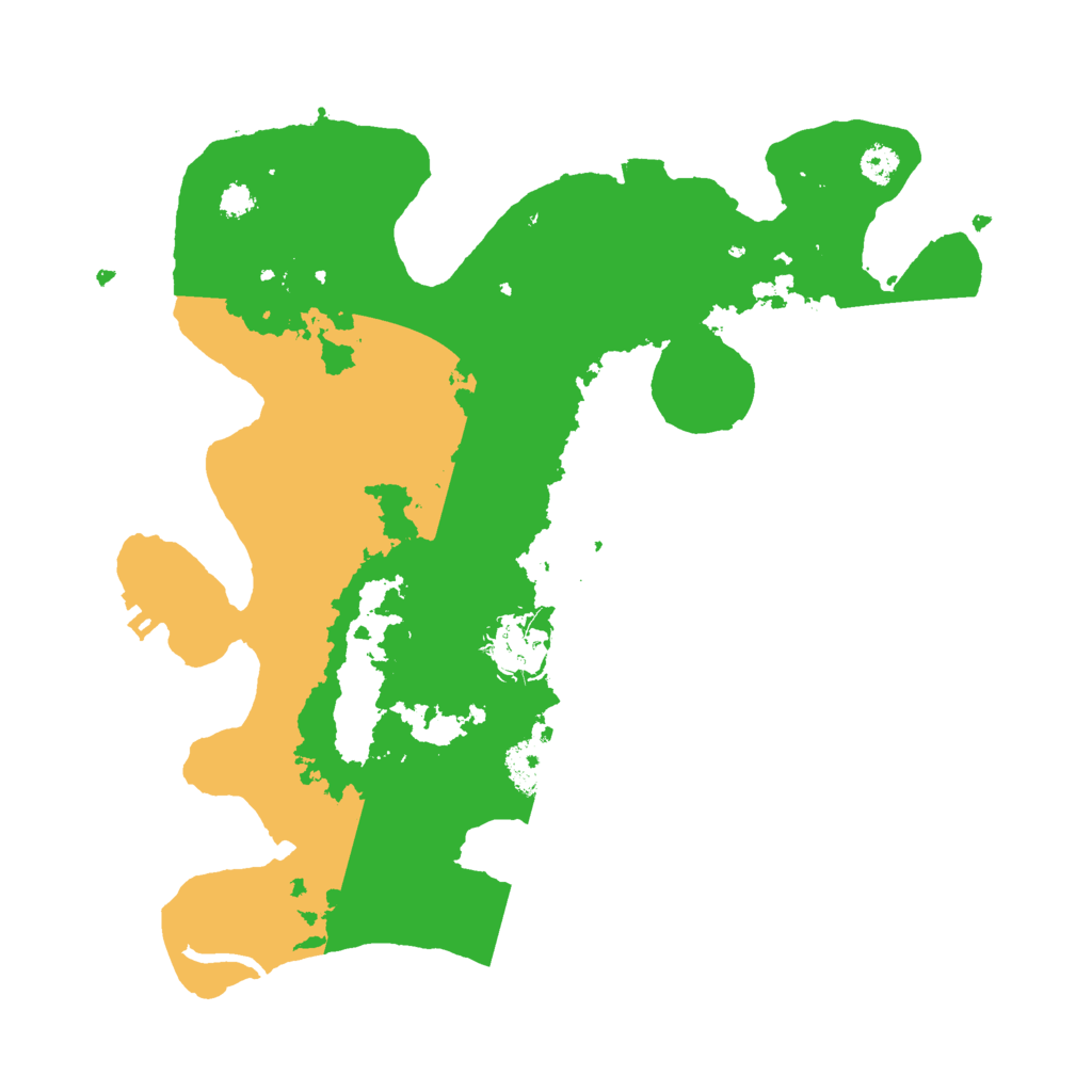 Biome Rust Map: Procedural Map, Size: 3000, Seed: 497808