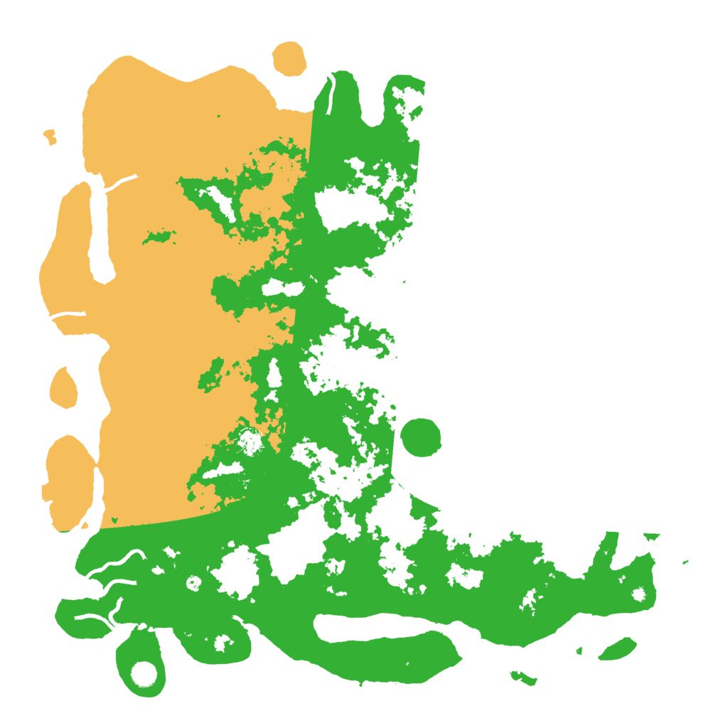 Biome Rust Map: Procedural Map, Size: 5000, Seed: 284598132