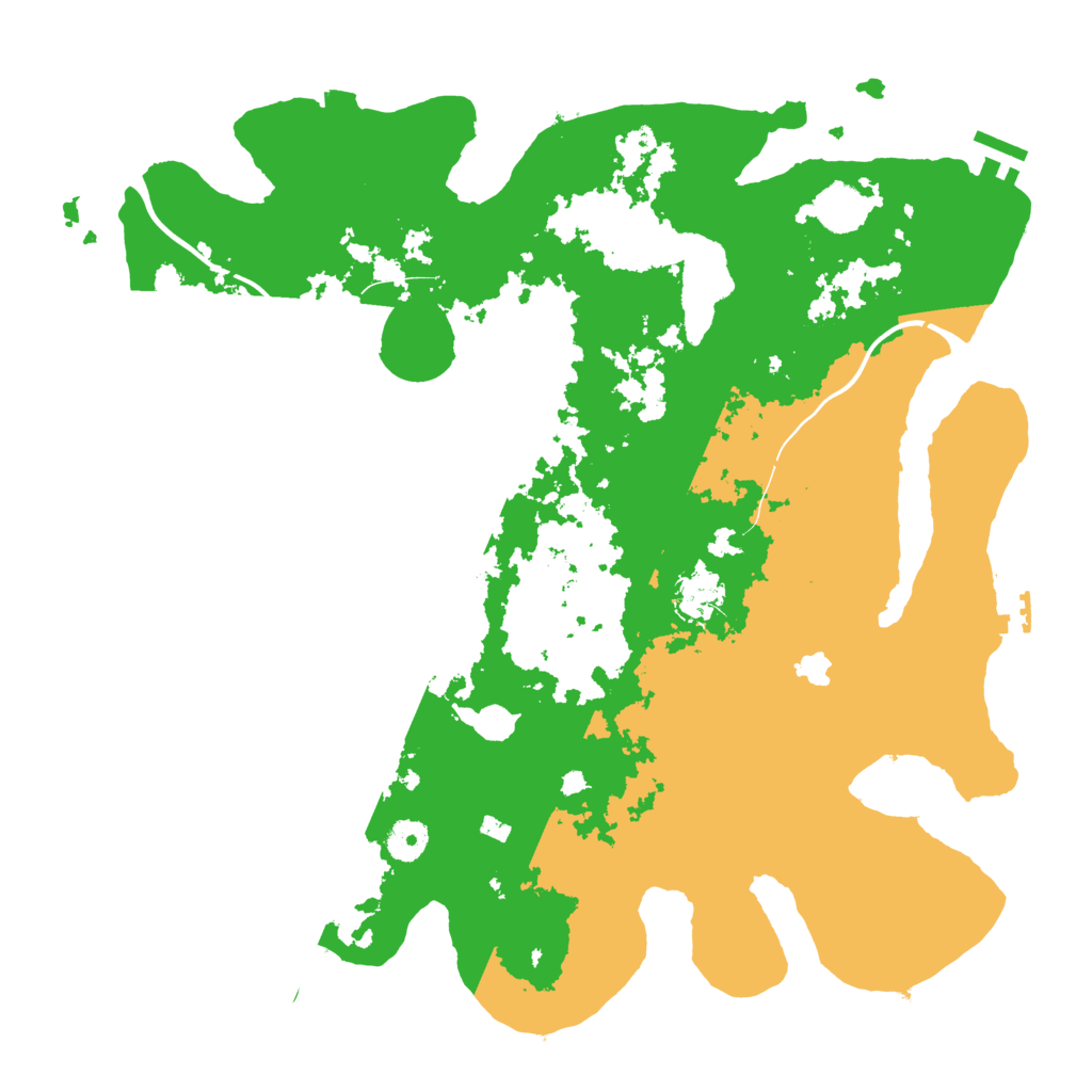 Biome Rust Map: Procedural Map, Size: 4000, Seed: 1015904857