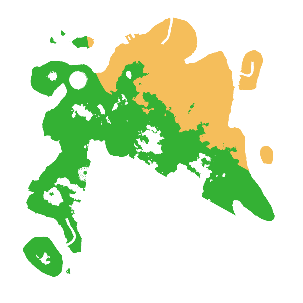 Biome Rust Map: Procedural Map, Size: 3000, Seed: 1916256637