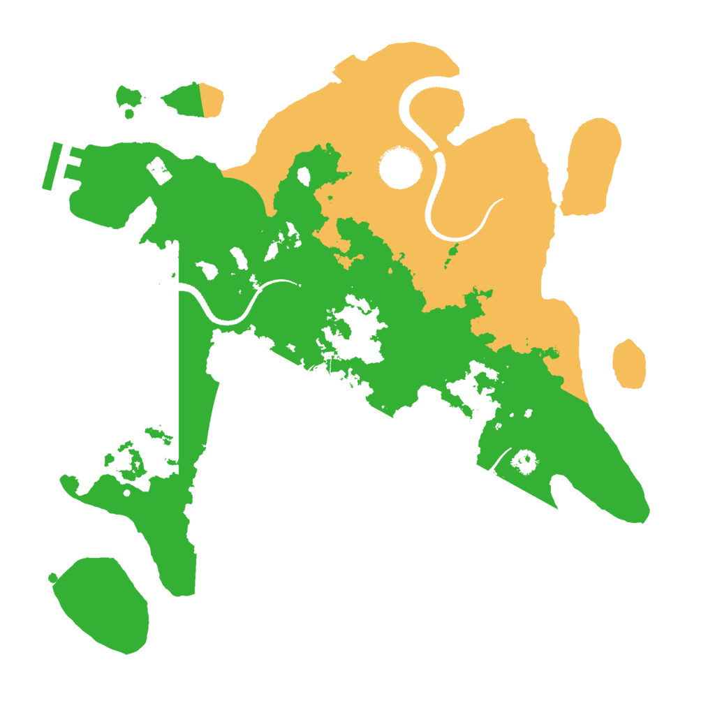 Biome Rust Map: Procedural Map, Size: 3000, Seed: 1916256637