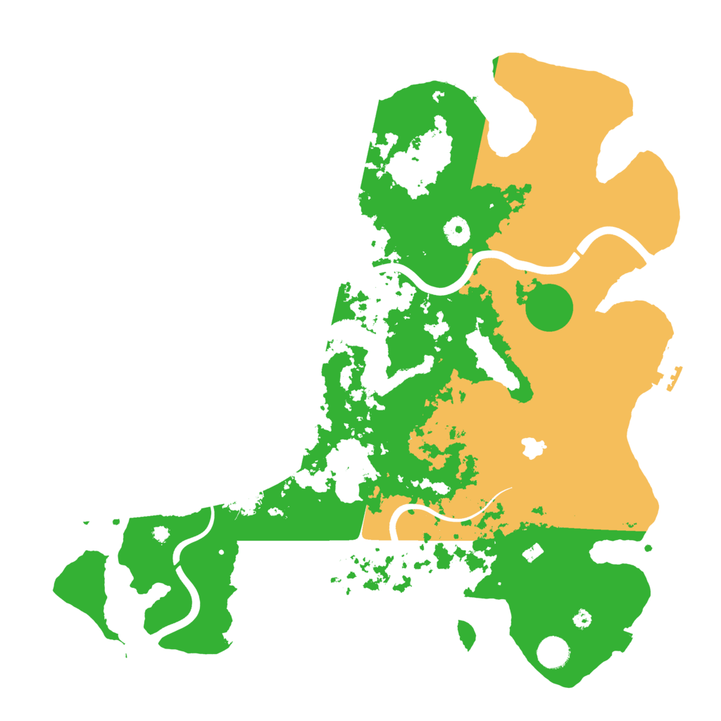 Biome Rust Map: Procedural Map, Size: 4000, Seed: 47553777