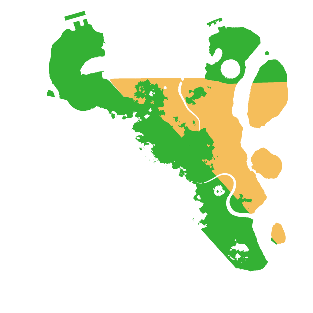 Biome Rust Map: Procedural Map, Size: 3000, Seed: 1092523585