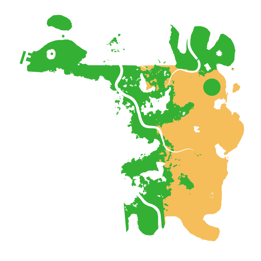 Biome Rust Map: Procedural Map, Size: 4000, Seed: 258915951