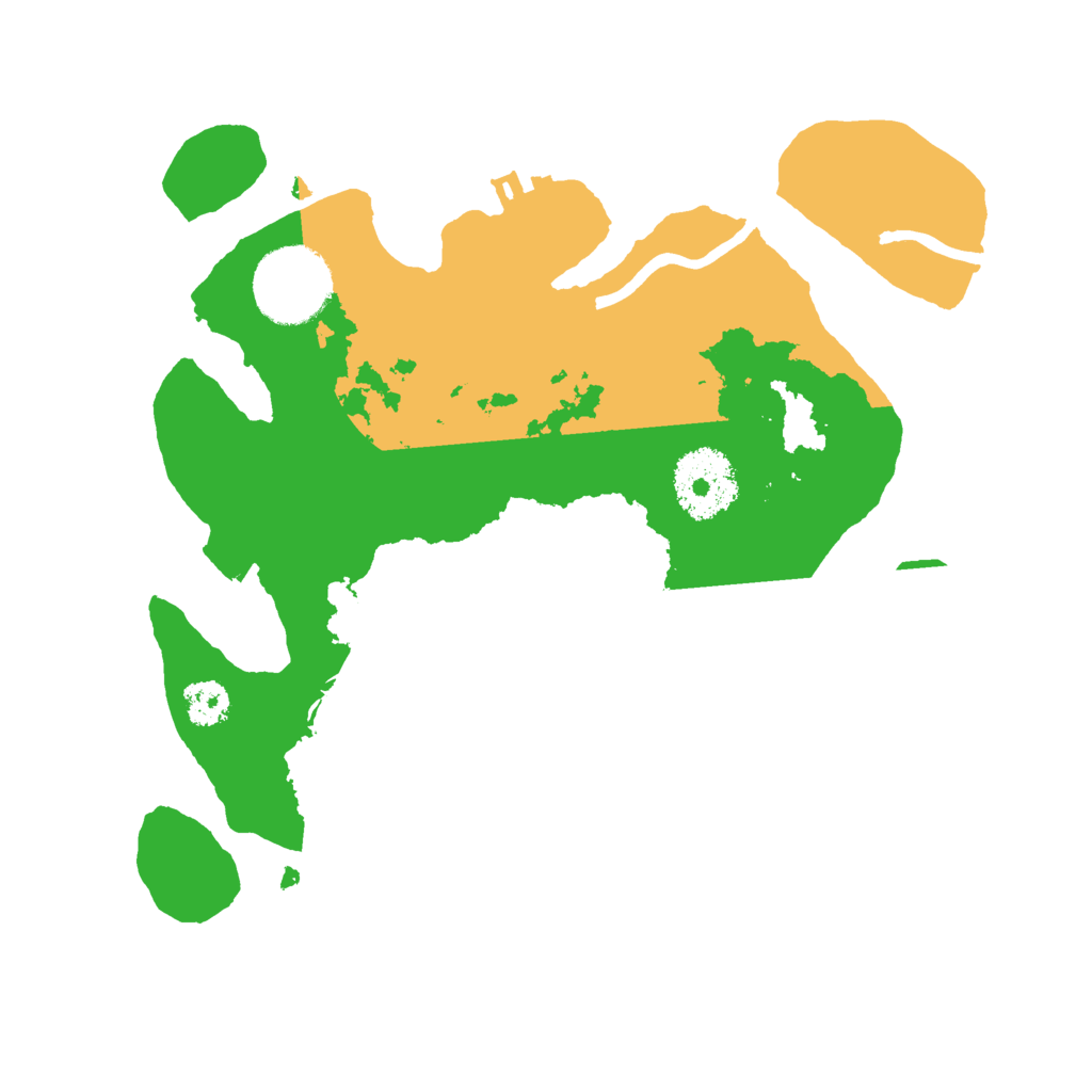 Biome Rust Map: Procedural Map, Size: 2500, Seed: 897064781