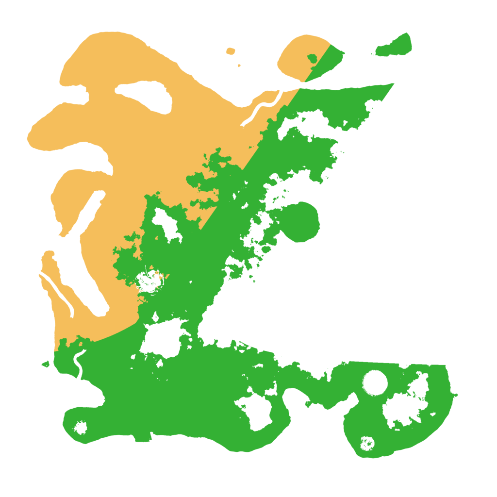 Biome Rust Map: Procedural Map, Size: 3500, Seed: 729871244