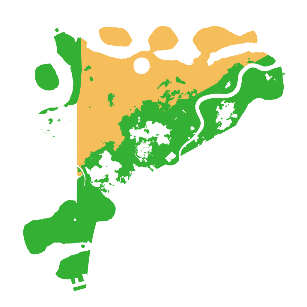 Biome Rust Map: Procedural Map, Size: 3300, Seed: 4691308