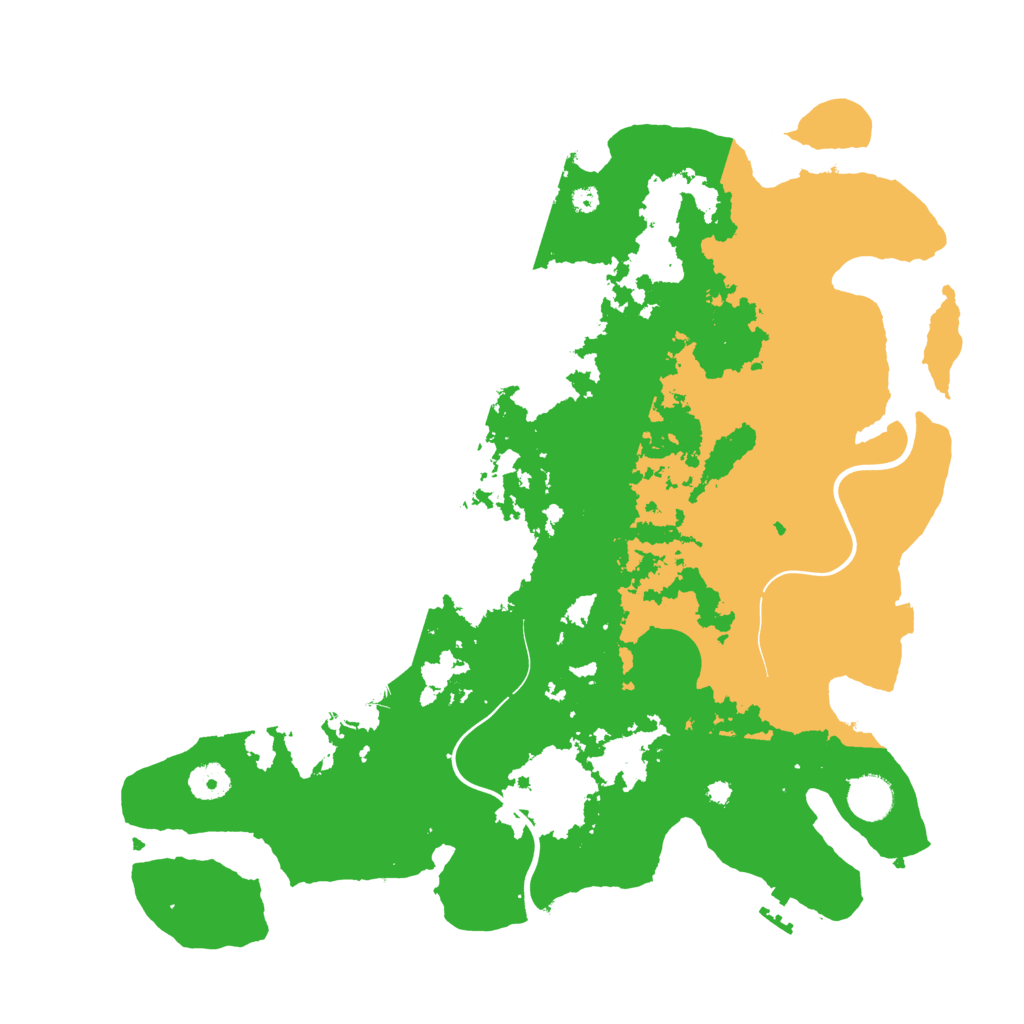 Biome Rust Map: Procedural Map, Size: 3950, Seed: 1690827305