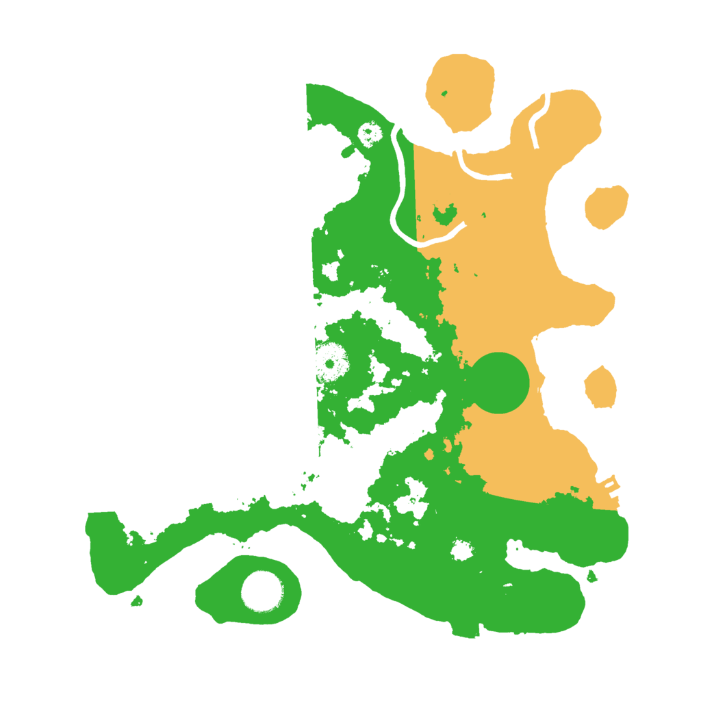 Biome Rust Map: Procedural Map, Size: 3000, Seed: 629845