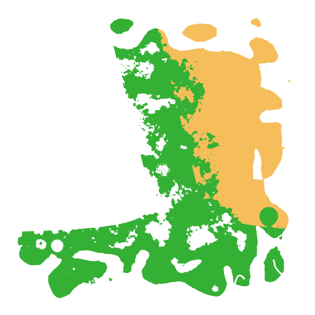 Biome Rust Map: Procedural Map, Size: 4500, Seed: 11218829