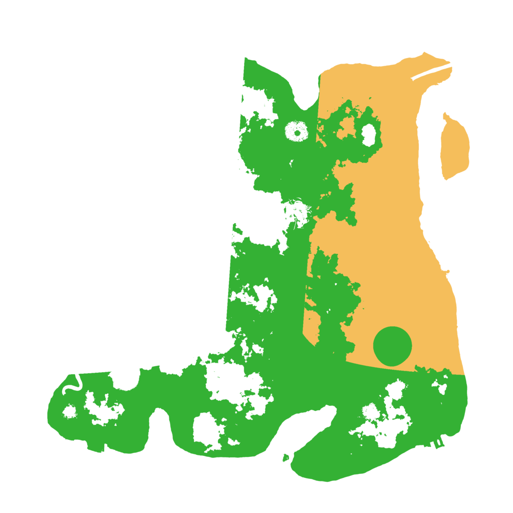 Biome Rust Map: Procedural Map, Size: 3500, Seed: 844801771