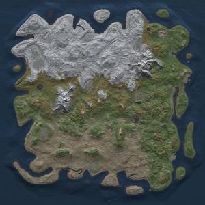 Thumbnail Rust Map: Procedural Map, Size: 5000, Seed: 1967443198, 19 Monuments