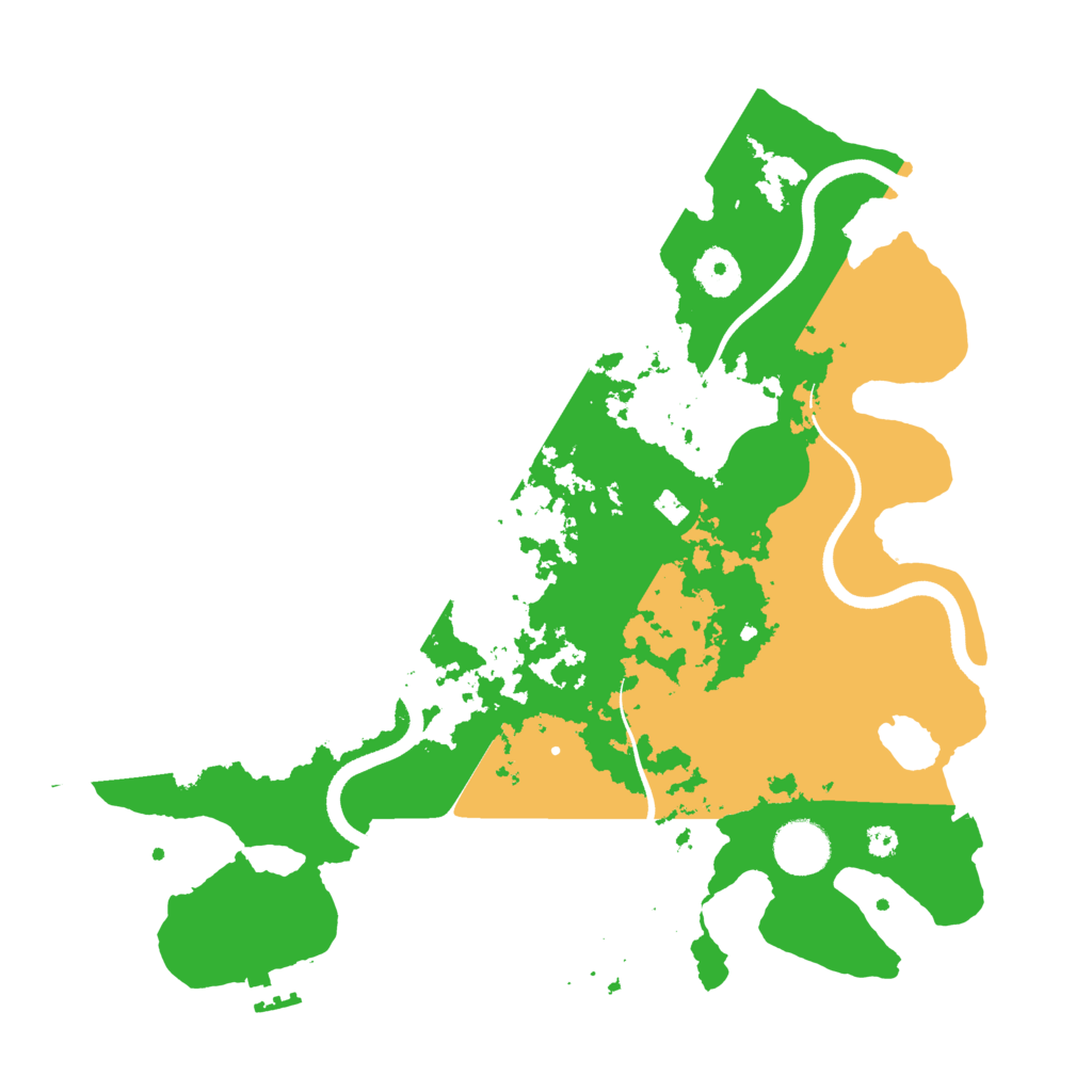 Biome Rust Map: Procedural Map, Size: 3500, Seed: 118665406