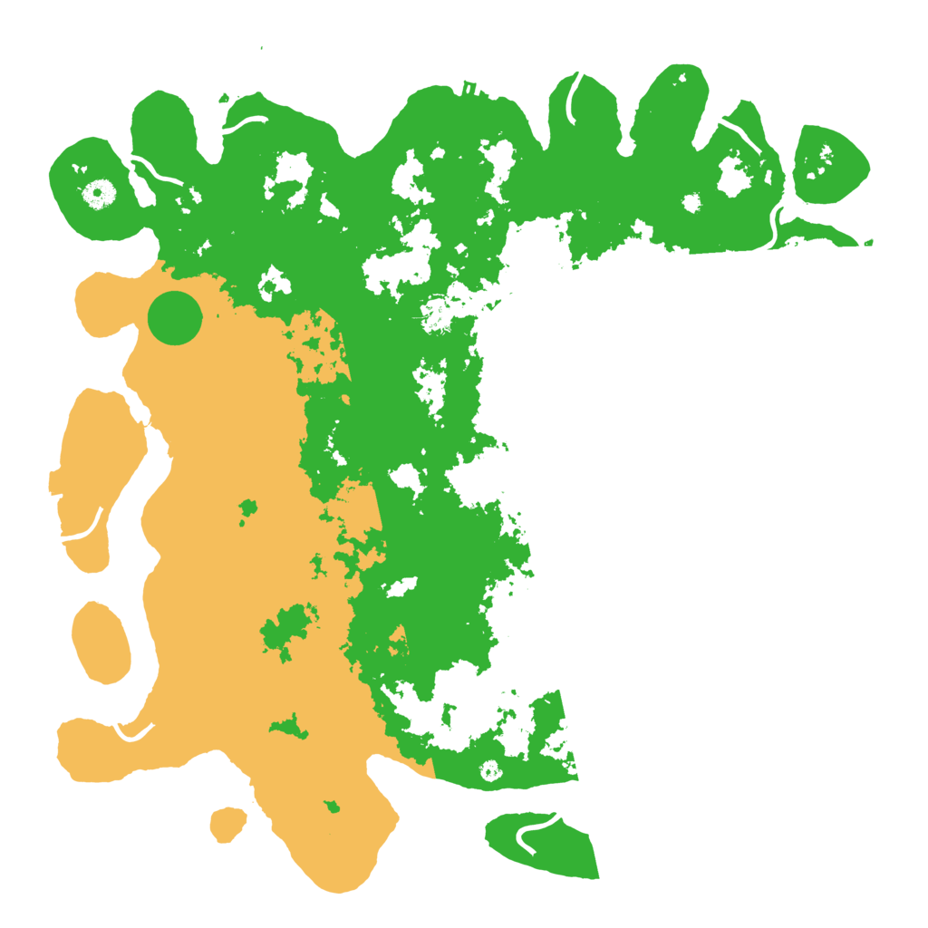 Biome Rust Map: Procedural Map, Size: 4500, Seed: 991364609
