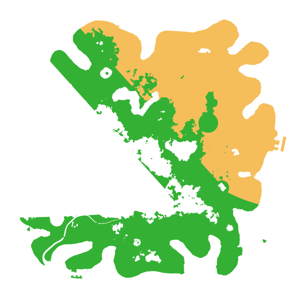 Biome Rust Map: Procedural Map, Size: 4000, Seed: 1492615201