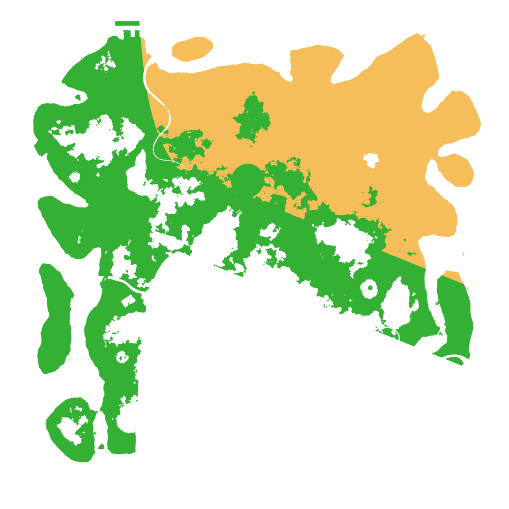 Biome Rust Map: Procedural Map, Size: 4250, Seed: 488216190