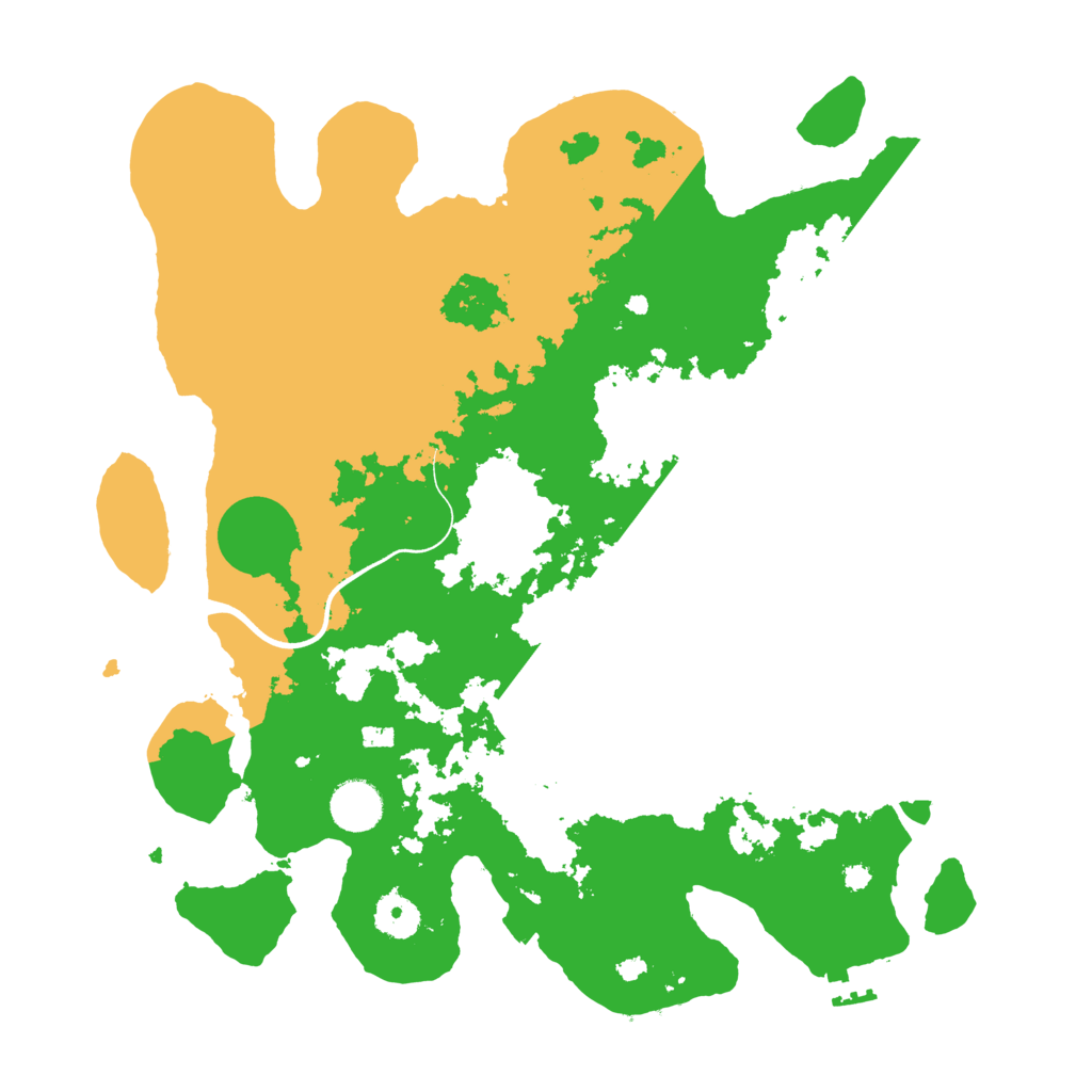 Biome Rust Map: Procedural Map, Size: 3700, Seed: 18681375