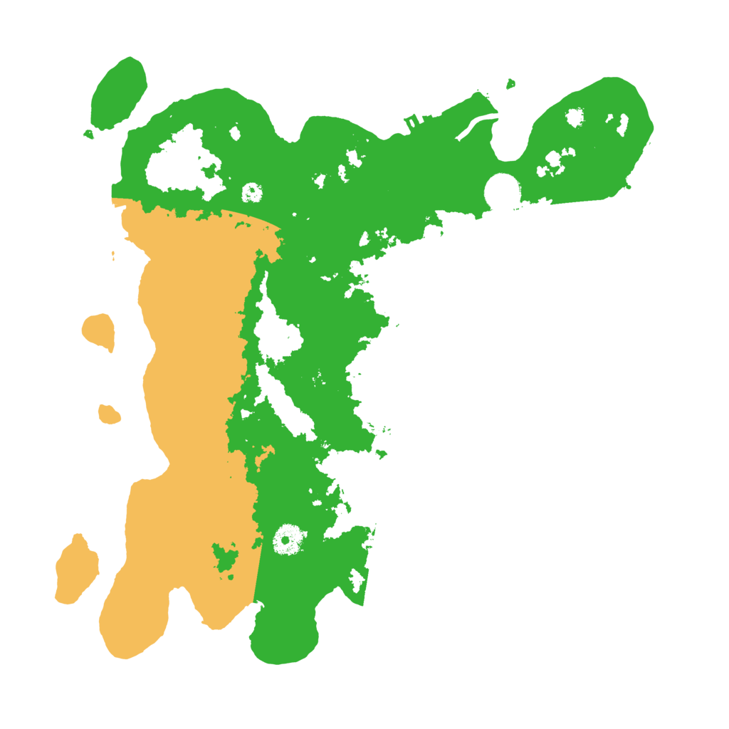 Biome Rust Map: Procedural Map, Size: 3600, Seed: 129504