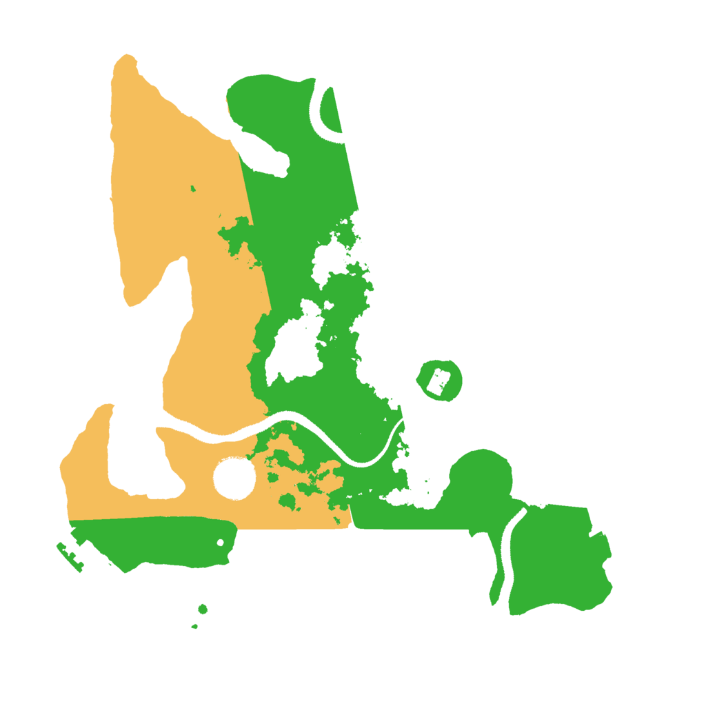 Biome Rust Map: Procedural Map, Size: 3000, Seed: 183251564