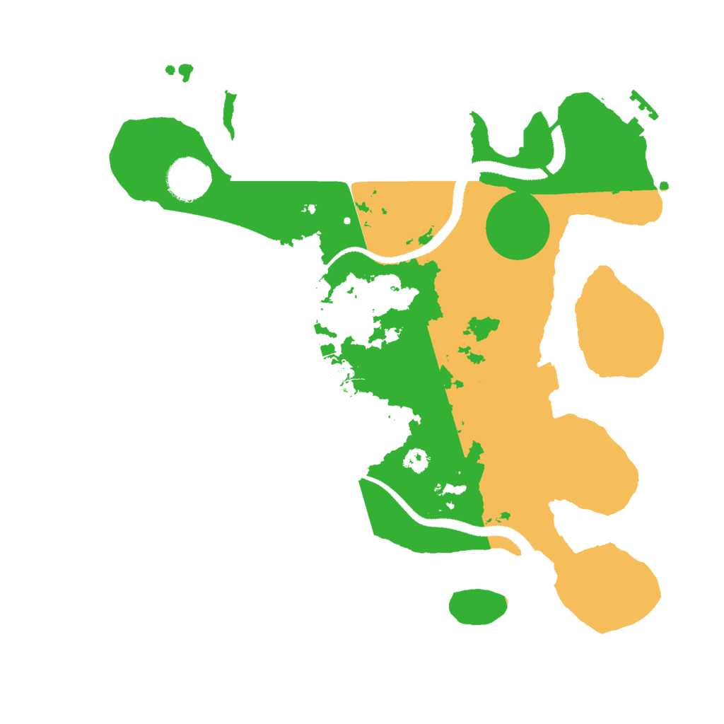 Biome Rust Map: Procedural Map, Size: 3000, Seed: 739811556