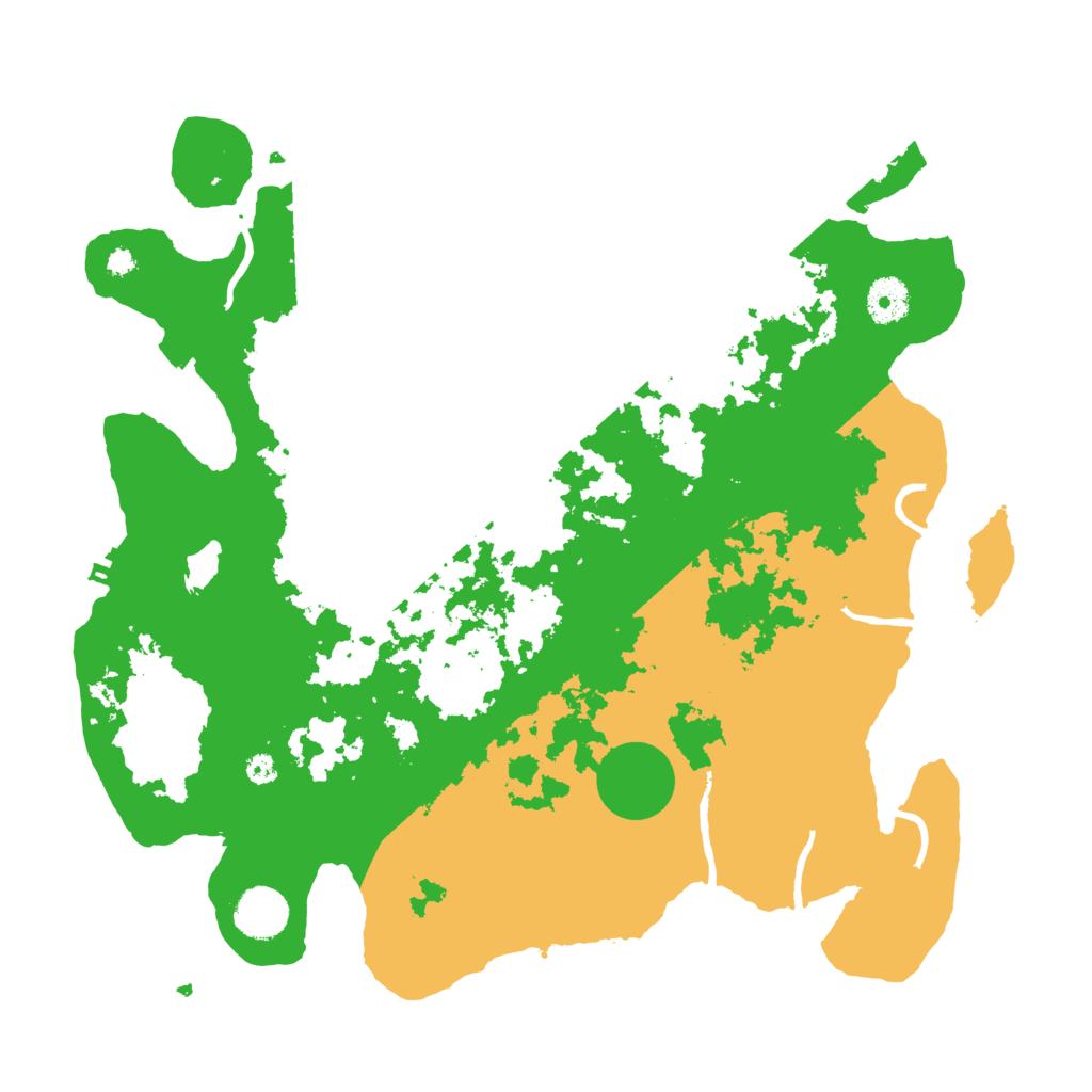 Biome Rust Map: Procedural Map, Size: 3700, Seed: 1095946274
